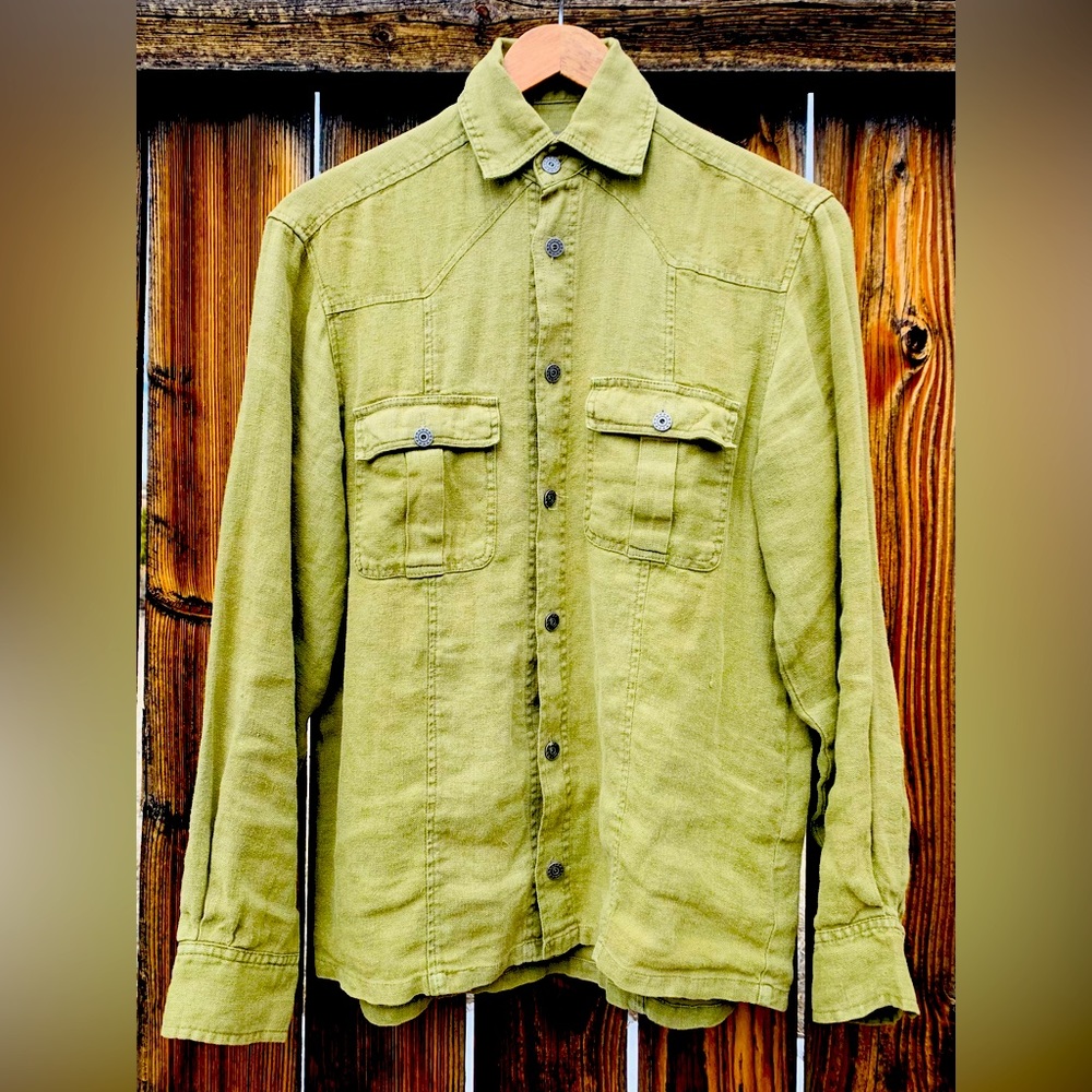 DASH HEMP - 100% Organic Hemp - Zayantè Southwestern Button-down Shirt